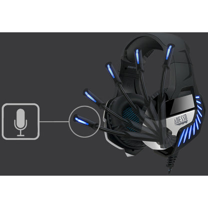 Casque de jeu avec son surround 7.1 virtuel Adesso avec vibration XTREAM G4