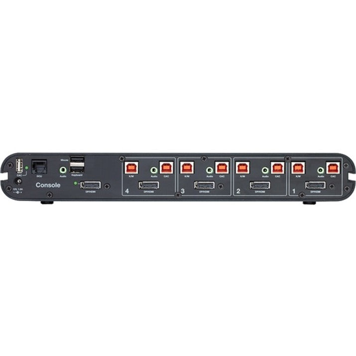 Commutateur KVM sécurisé universel Belkin, 4 ports, tête unique F1DN104KVM-UN-3