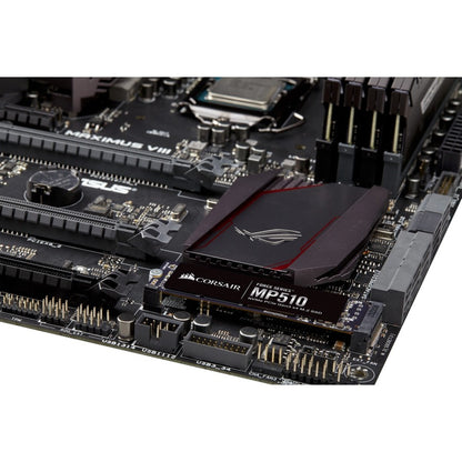 Disque SSD Corsair Force MP510 480 Go - M.2 2280 interne - PCI Express NVMe (PCI Express NVMe 3.1 x4) CSSD-F480GBMP510