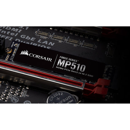 Disque SSD Corsair Force MP510 480 Go - M.2 2280 interne - PCI Express NVMe (PCI Express NVMe 3.1 x4) CSSD-F480GBMP510