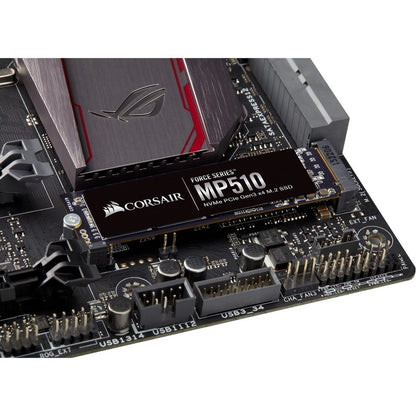 Disque SSD Corsair Force MP510 480 Go - M.2 2280 interne - PCI Express NVMe (PCI Express NVMe 3.1 x4) CSSD-F480GBMP510