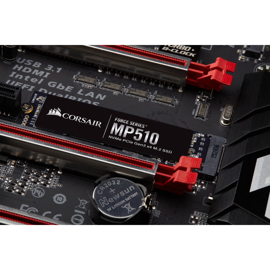 Disque SSD Corsair Force MP510 240 Go - M.2 2280 interne - PCI Express (PCI Express 3.0 x4) CSSD-F240GBMP510