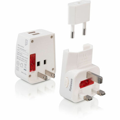 Adaptateur de voyage iStore World avec deux ports de chargement USB APK03206CAI