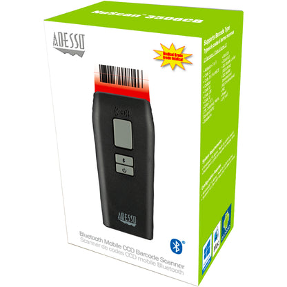 Lecteur de codes-barres CCD antimicrobien étanche et mobile Bluetooth Adesso NuScan 3500CB NUSCAN 3500CB
