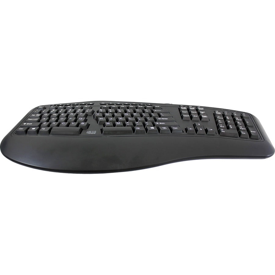 Clavier ergonomique de bureau Adesso (conforme TAA) AKB-150UB-TAA