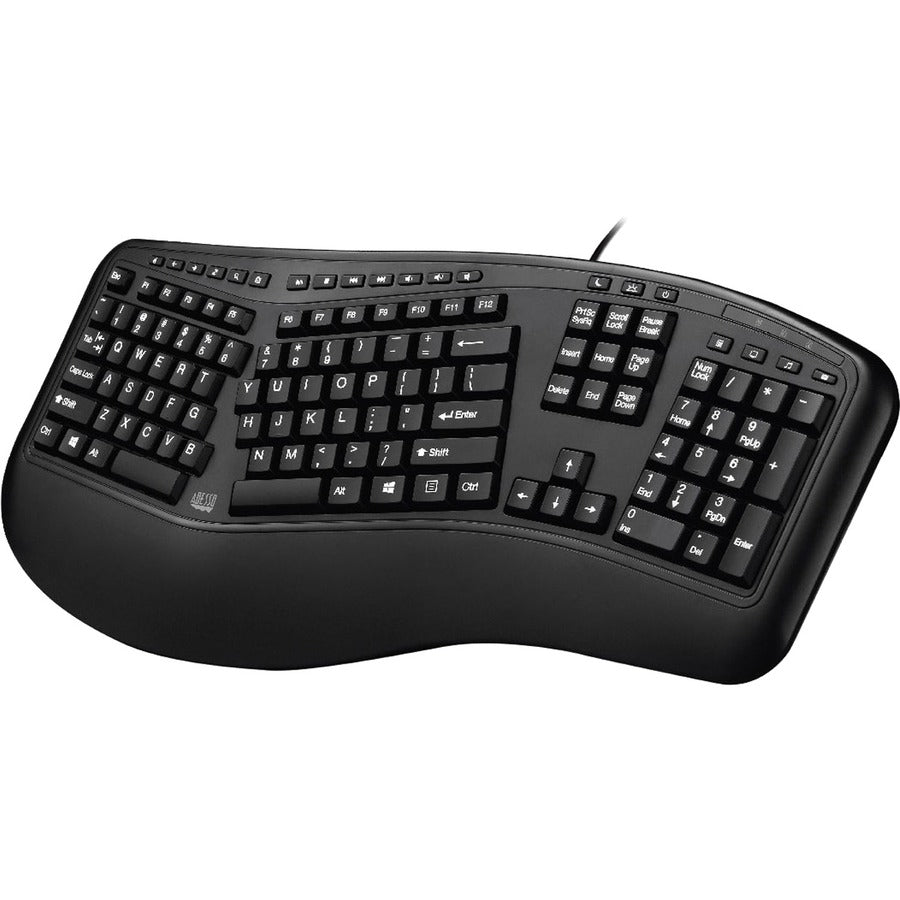 Clavier ergonomique de bureau Adesso (conforme TAA) AKB-150UB-TAA
