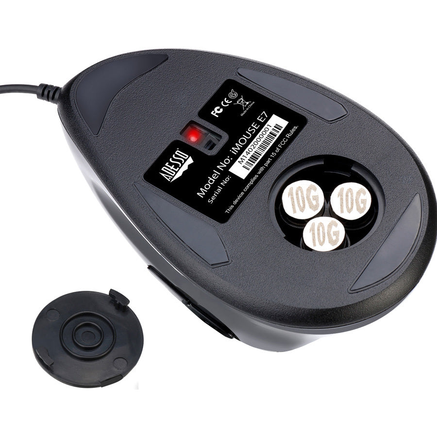 Souris ergonomique verticale pour gaucher conforme Adesso TAA IMOUSEE7-TAA