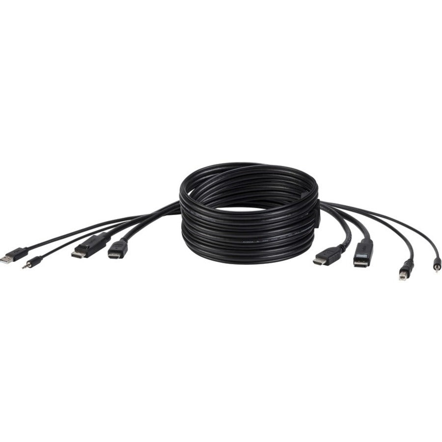 Câble Belkin TAA DUAL (1) HDMI-HDMI (1) DP-DP/USB/AU F1DN2CC-HHPP6T