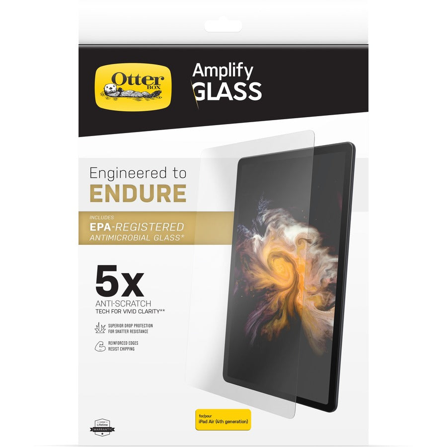 Protection d'écran OtterBox Alpha Glass pour iPad Pro 11 pouces (4e et 3e génération) Transparent 77-81324