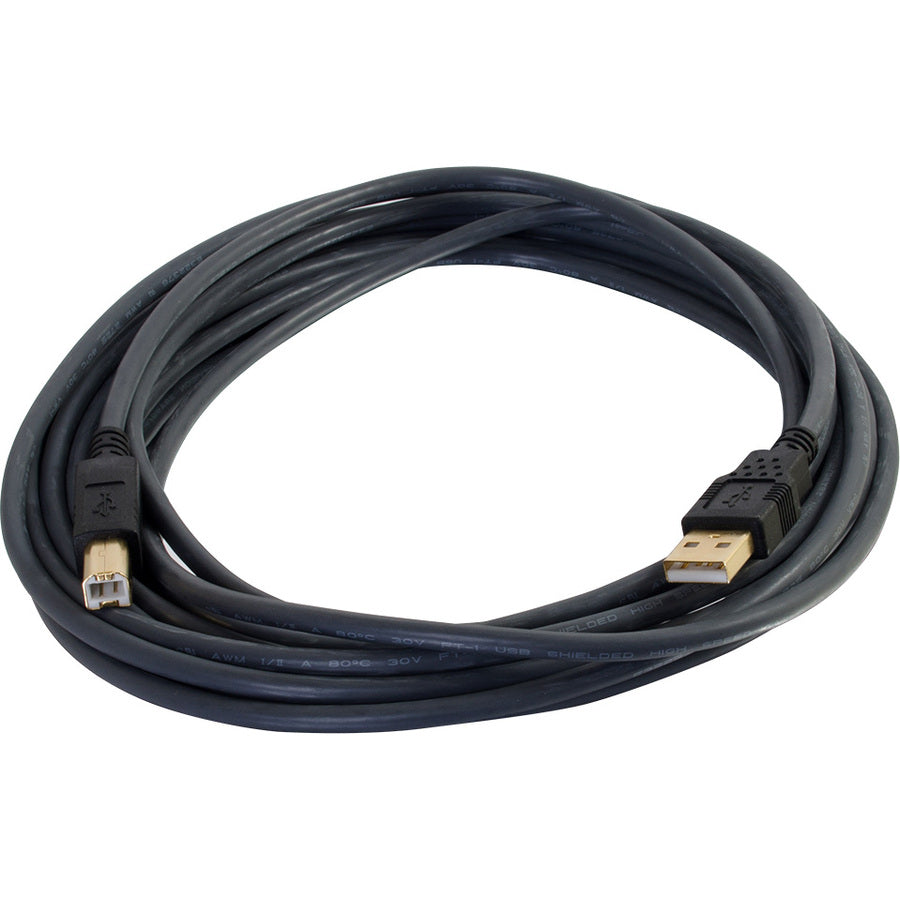 Câble USB A vers USB B de 3 m de la série C2G Ultima - Câble USB A vers B - USB 2.0 - Noir - M/M 45003