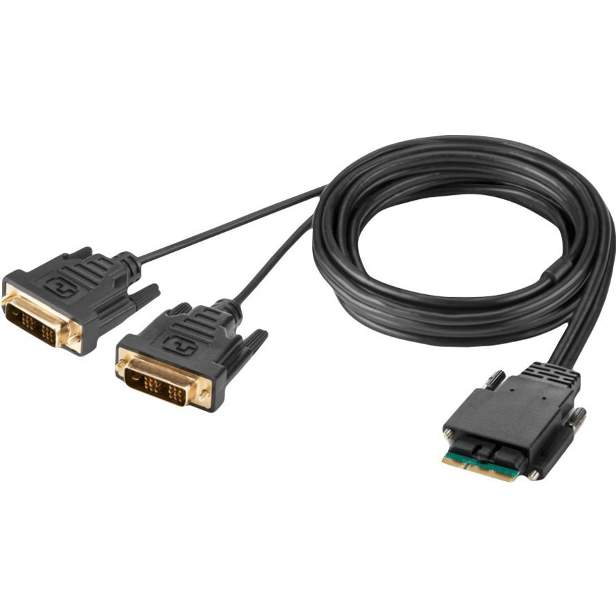 Câble de console double tête modulaire DVI Belkin 3 pi / 0,9 m F1DN2MOD-CC-D03