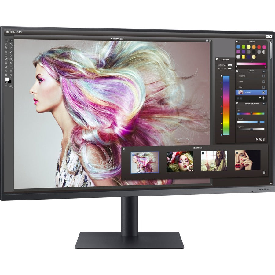Moniteur LCD Samsung F32TU874VN 32" Classe 4K UHD - 16:9 - Gris bleu foncé LF32TU874VNXGO