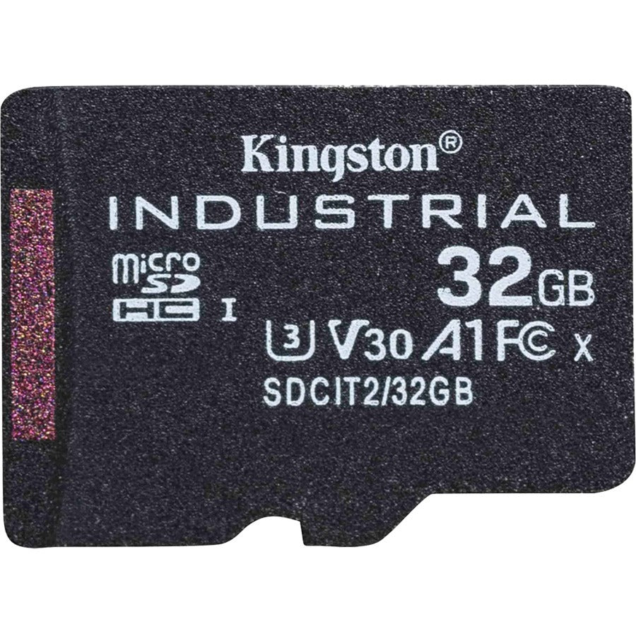 Carte microSDHC Kingston Industrial SDCIT2 32 Go Classe 10/UHS-I (U3) V30 SDCIT2/32GBSP