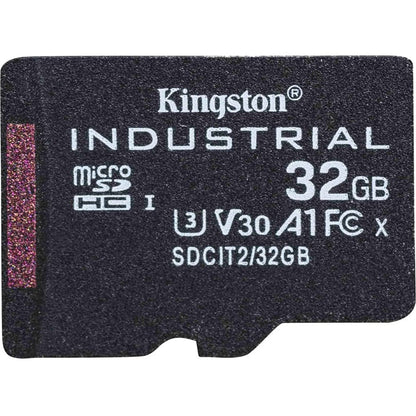 Carte microSDHC Kingston Industrial SDCIT2 32 Go Classe 10/UHS-I (U3) V30 SDCIT2/32GBSP