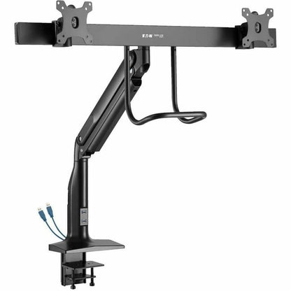 Tripp Lite by Eaton Safe-IT DMPDD1735AM Clamp Mount for Monitor, Interactive Display, HDTV - Black DMPDD1735AM