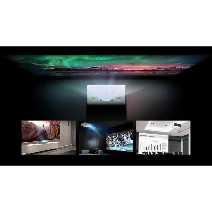Projecteur laser à focale ultra courte LG CineBeam HU715Q - 16:9 - Montage au plafond - Blanc HU715QW