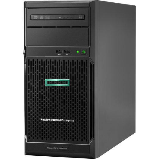 Serveur tour HPE ProLiant ML30 G10 Plus 4U - 1 x Intel Xeon E-2314 2,80 GHz - 16 Go RAM - Contrôleur Serial ATA/600 P44720-001