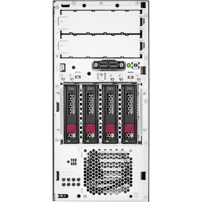 HPE ProLiant ML30 G10 Plus 4U Tower Server - 1 x Intel Xeon E-2314 2.80 GHz - 16 GB RAM - Serial ATA/600 Controller P44720-001