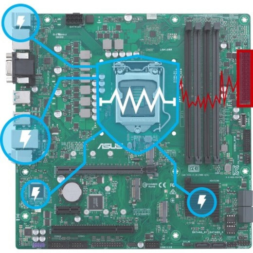 Carte mère de bureau Asus H610T D4-CSM - Chipset Intel H610 - Socket LGA-1700 - Mémoire Intel Optane compatible - Mini ITX PRO H610T D4-CSM
