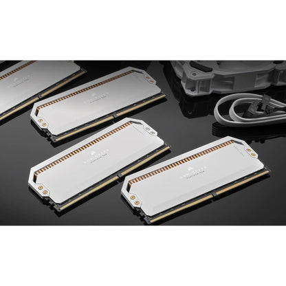 Kit de mémoire Corsair Dominator Platinum RGB 32 Go (2 x 16 Go) DDR5 DRAM 6 200 MHz C36 - Blanc CMT32GX5M2X6200C36W