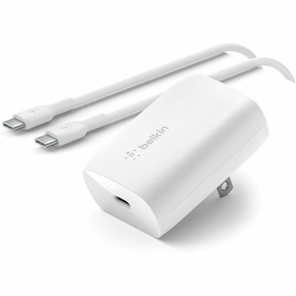 Chargeur mural Belkin BoostCharge USB-C PD 3.0 PPS 30 W + câble USB-C vers USB-C WCA005DQ1MWH-B6