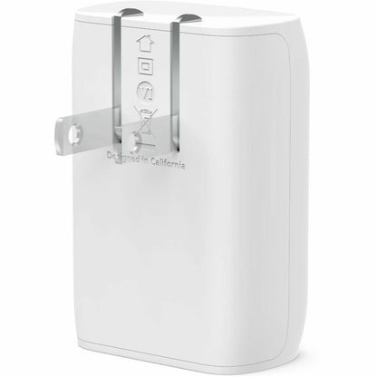 Chargeur mural Belkin BoostCharge USB-C PD 3.0 PPS 30 W + câble USB-C vers USB-C WCA005DQ1MWH-B6