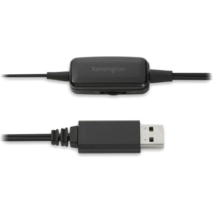 Casque mono USB-A classique Kensington avec micro et contrôle du volume K80100WW