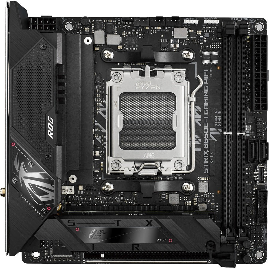 Carte mère gaming Asus ROG Strix B650E-I GAMING WIFI - Chipset AMD B650 - Socket AM5 - Mini ITX ROG STRIX B650E-I GAMING