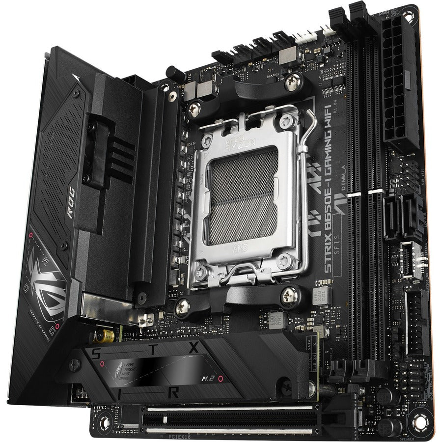 Carte mère gaming Asus ROG Strix B650E-I GAMING WIFI - Chipset AMD B650 - Socket AM5 - Mini ITX ROG STRIX B650E-I GAMING