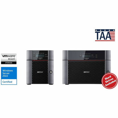 BUFFALO TeraStation 5820 8-Bay 64TB (8x8TB) Business Desktop NAS Storage Hard Drives Included TS5820DN6408