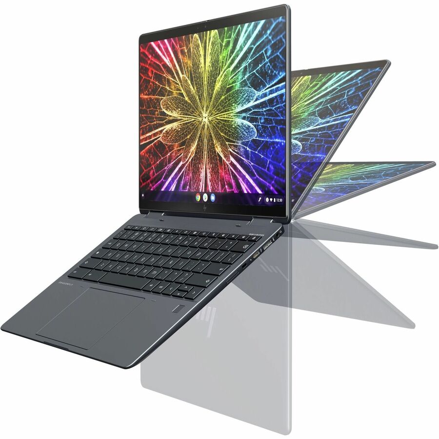 HP Elite Dragonfly Chromebook Enterprise 13,5" Convertible 2 en 1 Chromebook - WUXGA+ - Intel Core i7 12e génération i7-1265U - Technologie vPro - Plateforme Intel Evo - 16 Go - SSD 256 Go - Clavier bilingue - Bleu ardoise 7A569UT#ABL