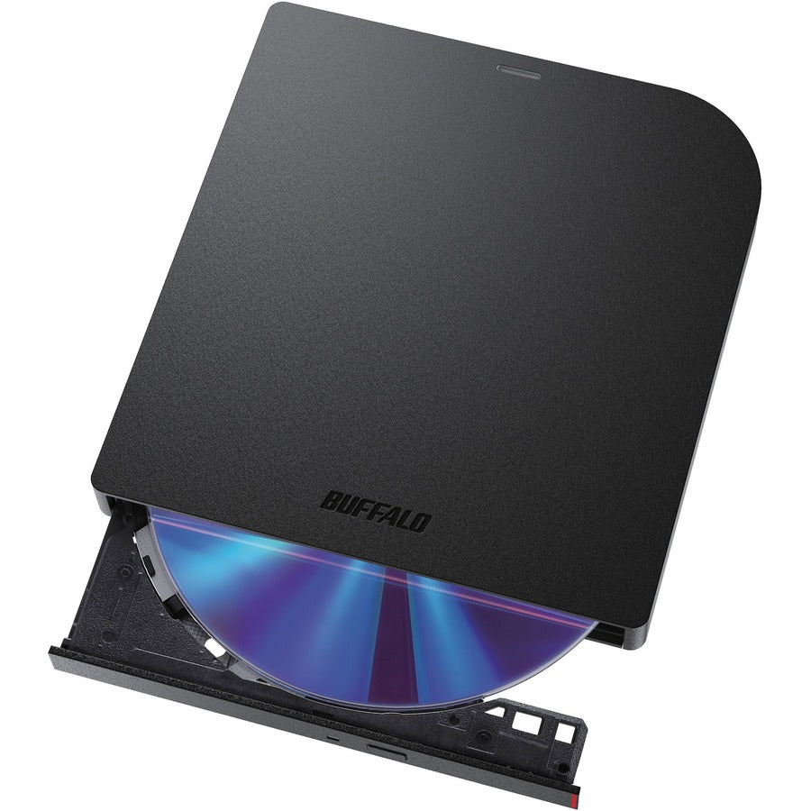 Buffalo MediaStation BRXL-PUS6U3B-TAA Portable Blu-ray Writer - External - TAA Compliant BRXL-PUS6U3B-TAA