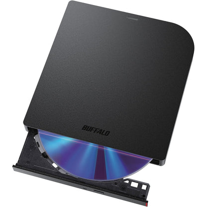 Buffalo MediaStation BRXL-PUS6U3B-TAA Portable Blu-ray Writer - External - TAA Compliant BRXL-PUS6U3B-TAA