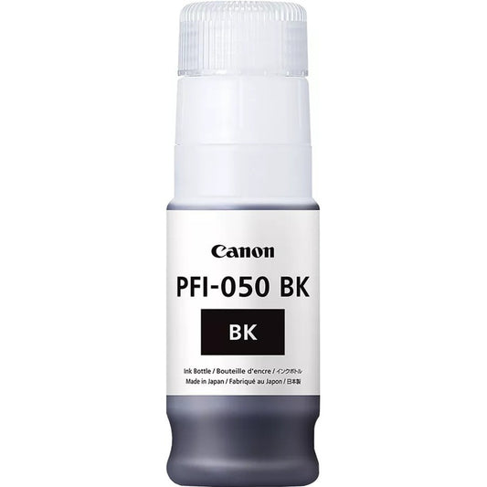 Cartouche d'encre à jet d'encre d'origine Canon PFI-050 BK - Pack noir 5698C001