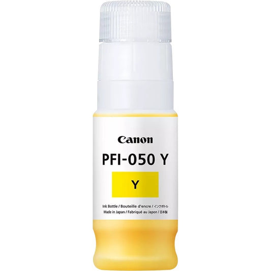 Cartouche d'encre à jet d'encre d'origine Canon PFI-050 Y - Pack jaune 5701C001