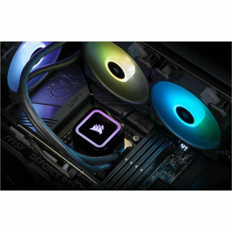 Refroidisseur liquide pour processeur Corsair iCUE H100x RGB ELITE CW-9060065-WW2