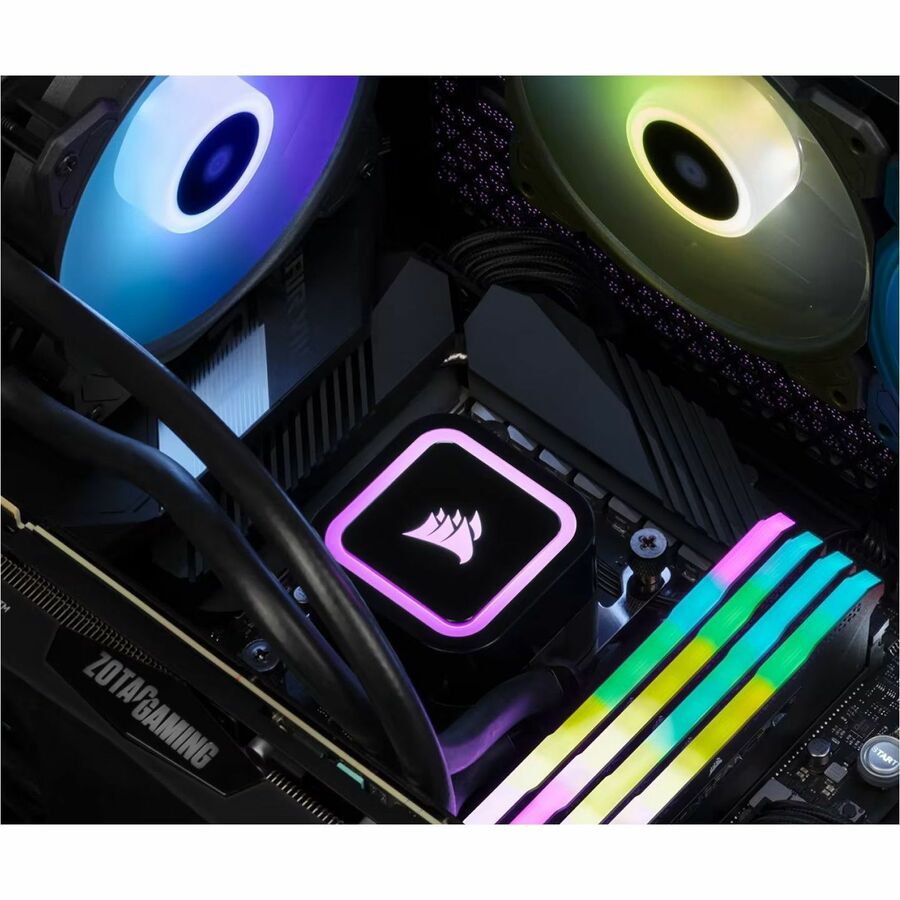 Refroidisseur liquide pour processeur Corsair iCUE H100x RGB ELITE CW-9060065-WW2