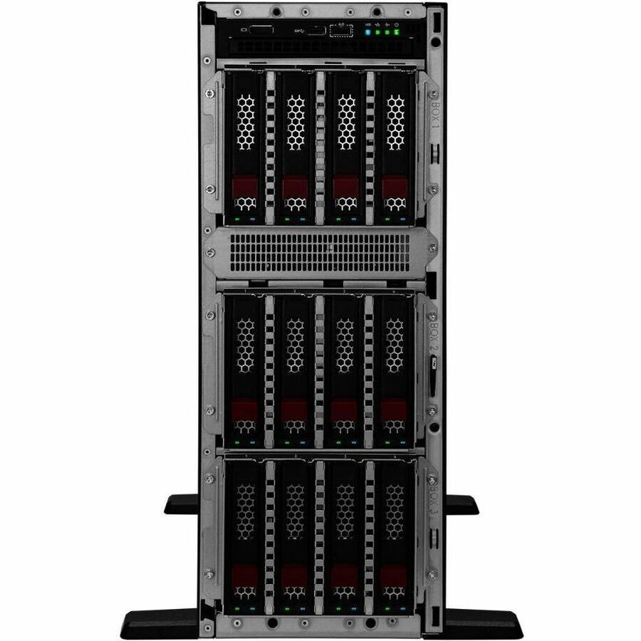 Serveur tour HPE ProLiant ML350 G11 4U - 1 x Intel Xeon Gold 5418Y 2 GHz - 32 Go RAM - Contrôleur Serial Attached SCSI (SAS), Serial ATA P53570-001