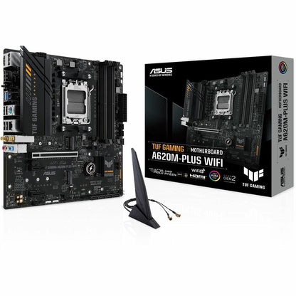 TUF TUF GAMING A620M-PLUS WIFI Gaming Desktop Motherboard - AMD A620 Chipset - Socket AM5 - Micro ATX TUF GAMING A620M-PLUS WIFI