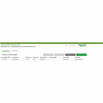 Cartes de gestion de réseau Schneider Electric - Licence - Licence pour 1 appareil - 6 ans SWNMC3SU-6Y-DIGI