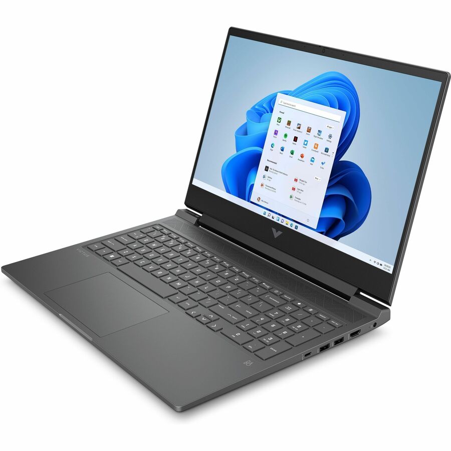 Ordinateur portable de jeu HP Victus 16-s0000 16-s0000ca 16,1" - Full HD - 1920 x 1080 - AMD Ryzen 5 7640HS Hexa-core (6 cœurs) - 16 Go de RAM totale - SSD 512 Go - Argent mica, chrome noir 7X7B1UA#ABL