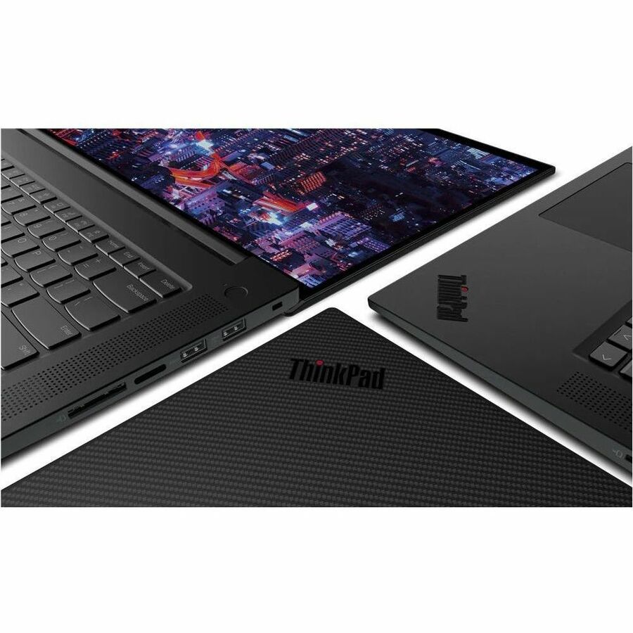 Lenovo ThinkPad P1 Gen 6 21FV001GUS 16" Touchscreen Mobile Workstation - WQUXGA - Intel Core i7 13th Gen i7-13700H - 32 GB - 1 TB SSD - English Keyboard - Black Weave 21FV001GUS