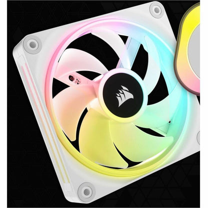 Refroidisseur liquide pour processeur Corsair iCUE LINK H100i RGB AIO - Blanc CW-9061005-WW