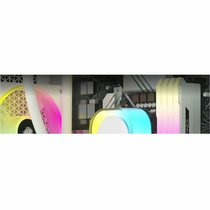 Refroidisseur liquide pour processeur Corsair iCUE LINK H100i RGB AIO - Blanc CW-9061005-WW