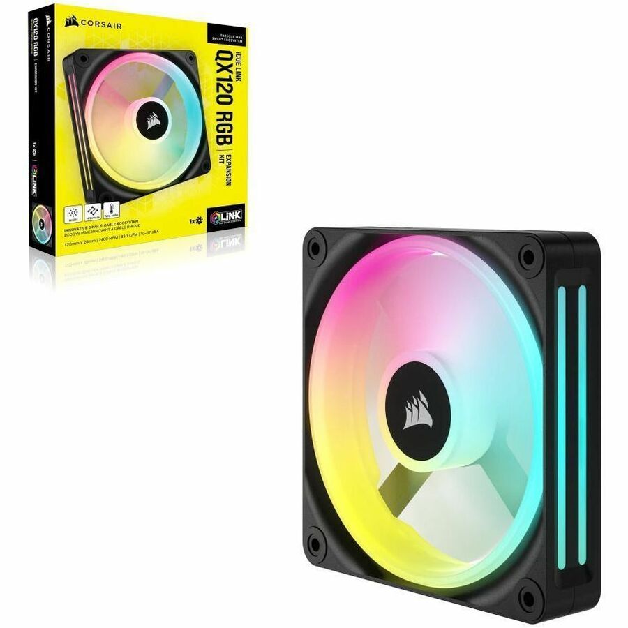 Kit d'extension pour ventilateur PC Corsair iCUE LINK QX120 RGB 120 mm PWM CO-9051001-WW