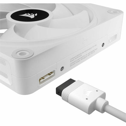 Kit d'extension pour ventilateur PC Corsair iCUE LINK QX120 RGB 120 mm PWM - Blanc CO-9051005-WW