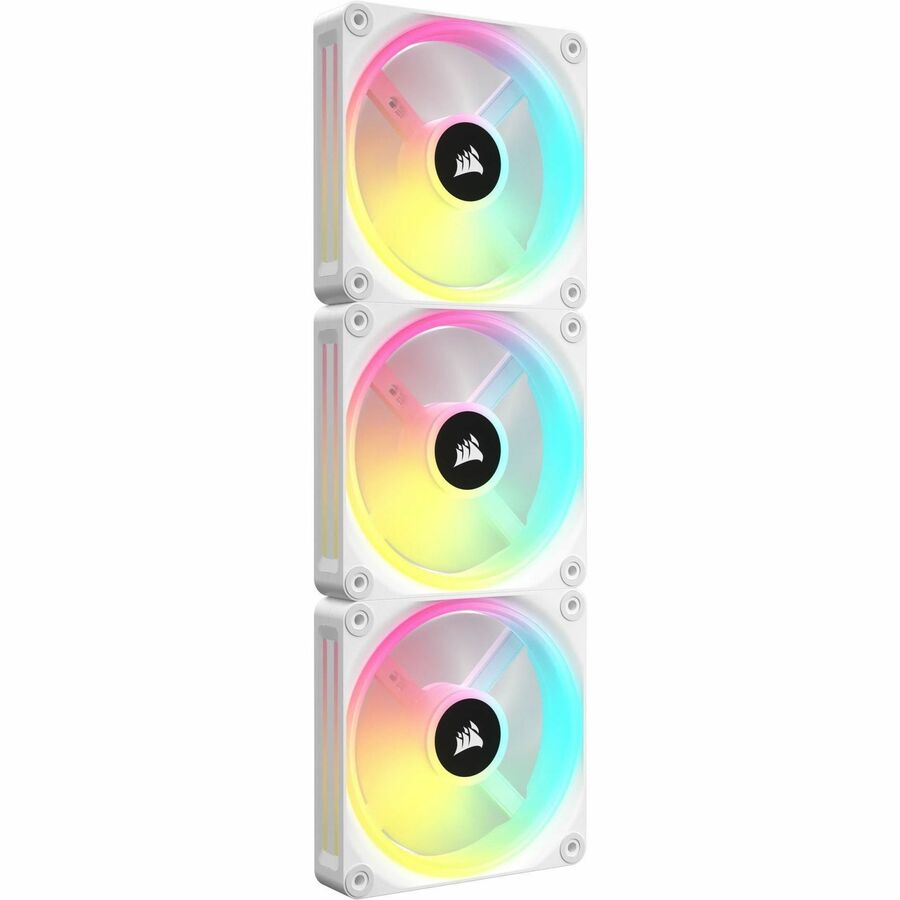 Kit d'extension pour ventilateur PC Corsair iCUE LINK QX120 RGB 120 mm PWM - Blanc CO-9051005-WW