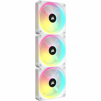 Kit d'extension pour ventilateur PC Corsair iCUE LINK QX120 RGB 120 mm PWM - Blanc CO-9051005-WW
