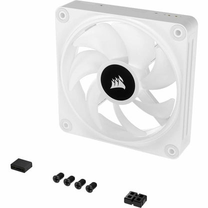 Kit d'extension pour ventilateur PC Corsair iCUE LINK QX120 RGB 120 mm PWM - Blanc CO-9051005-WW
