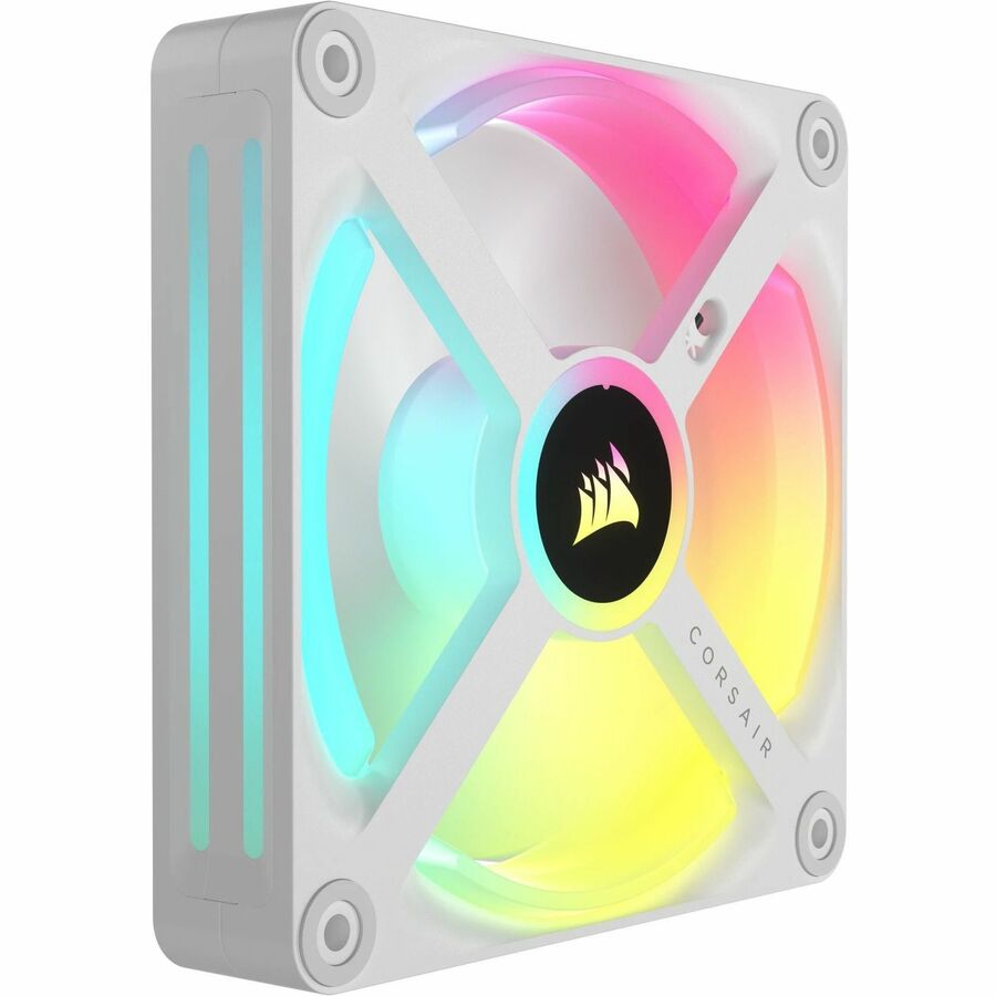 Kit d'extension pour ventilateur PC Corsair iCUE LINK QX120 RGB 120 mm PWM - Blanc CO-9051005-WW